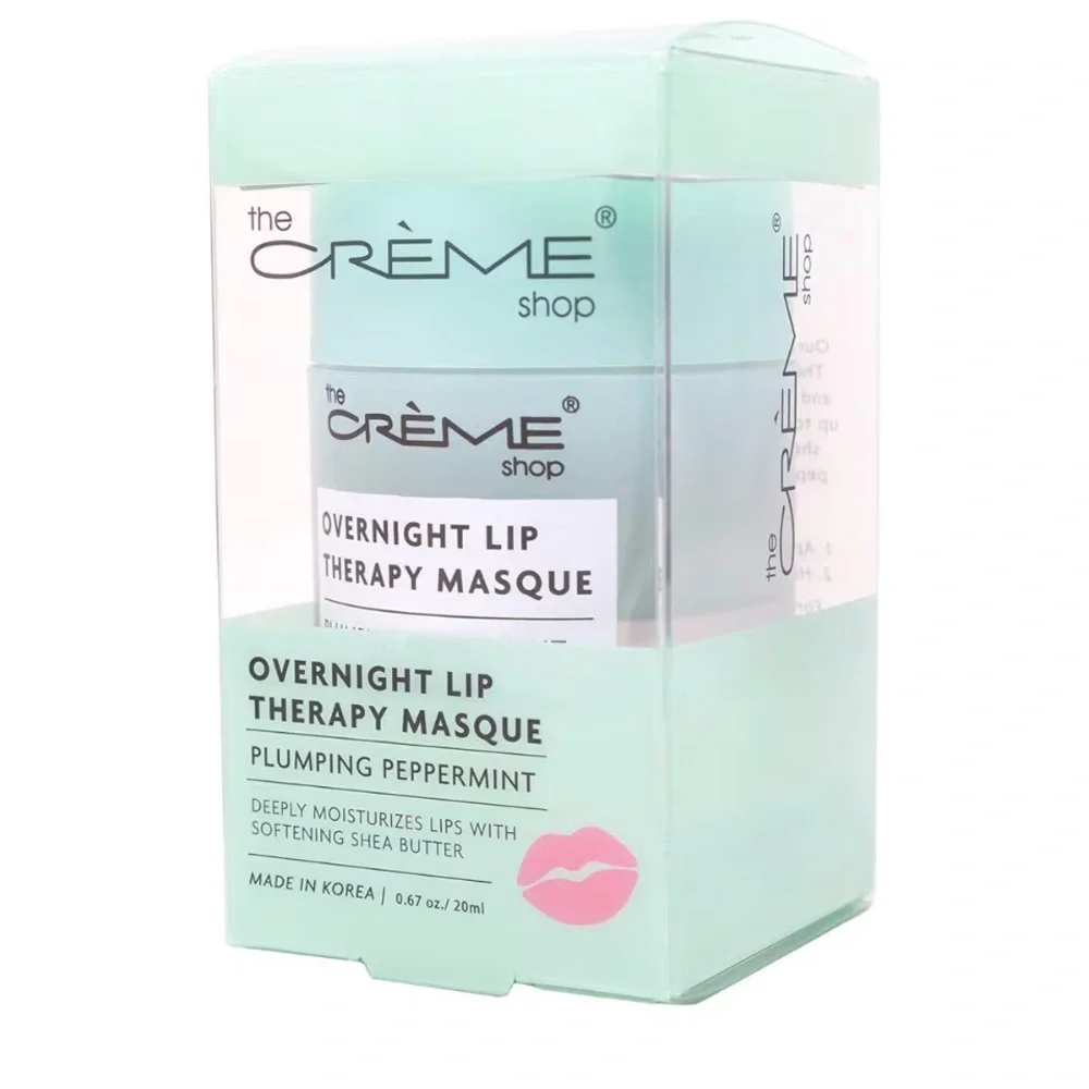 The Crème Shop Overnight Lip Therapy‎ Masque, Plumping Peppermint